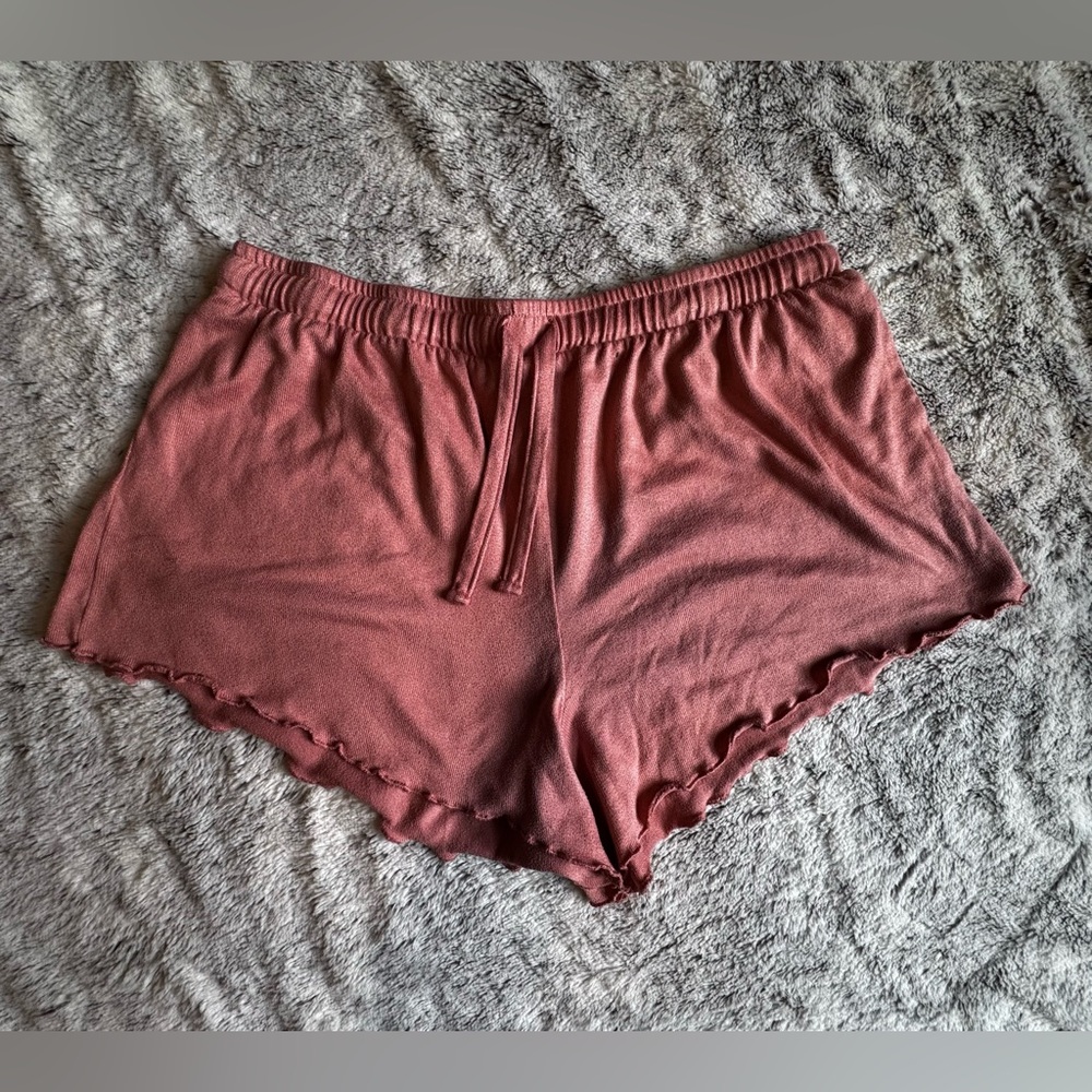 Bliss Women's Pajama Shorts in Rust